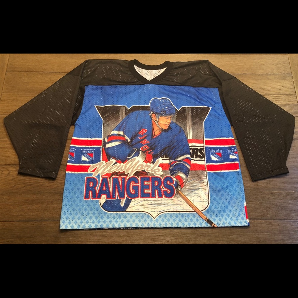 Vintage CCM NY Rangers All Over Graphic Jersey